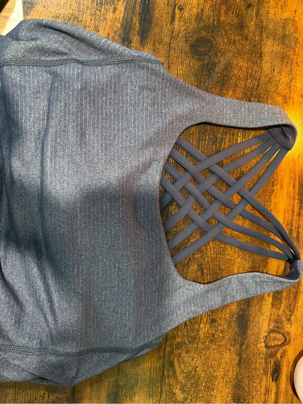 lululemon athletica Heathered Charcoal Strappy-Back Tank